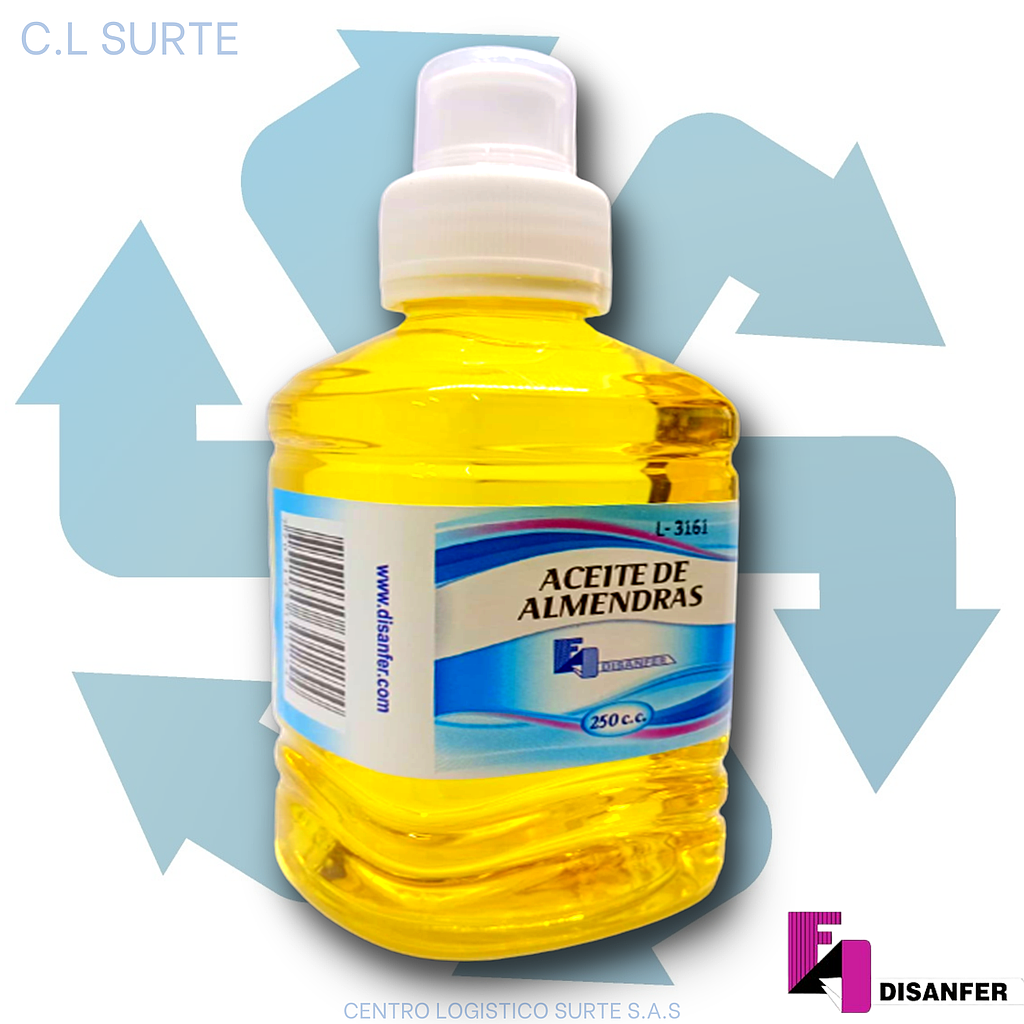 ACEITE DE ALMENDRAS X 250 CC DISANFER + IVA