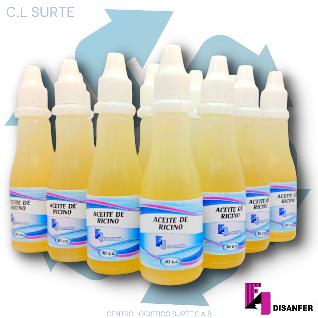 ACEITE DE RICINO X  12 UNDS X 30 CC DISANFER + IVA