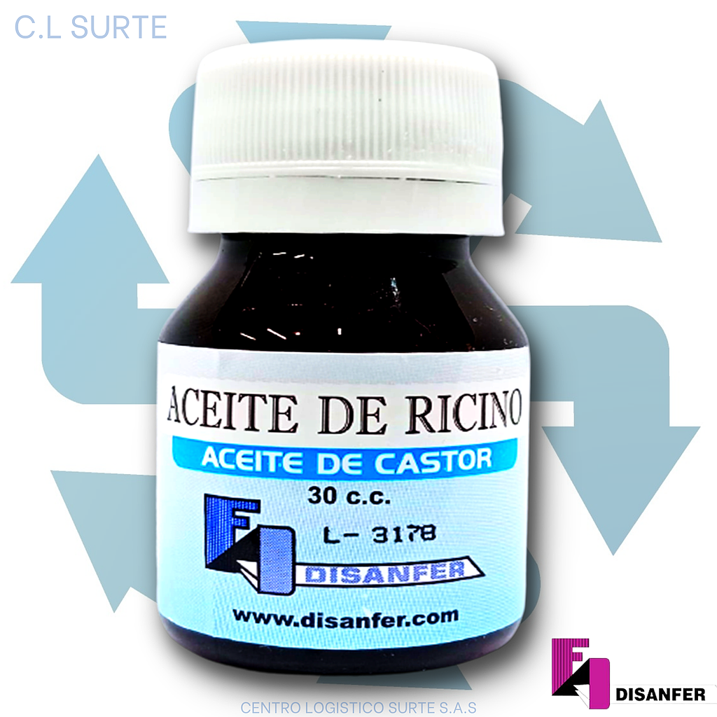 ACEITE DE RICINO DE CASTOR X 30 CC DISANFER + IVA