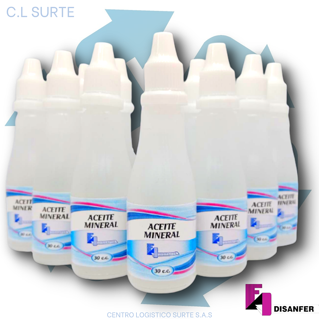 ACEITE  MINERAL X  12 UNDS X 30 CC DISANFER + IVA