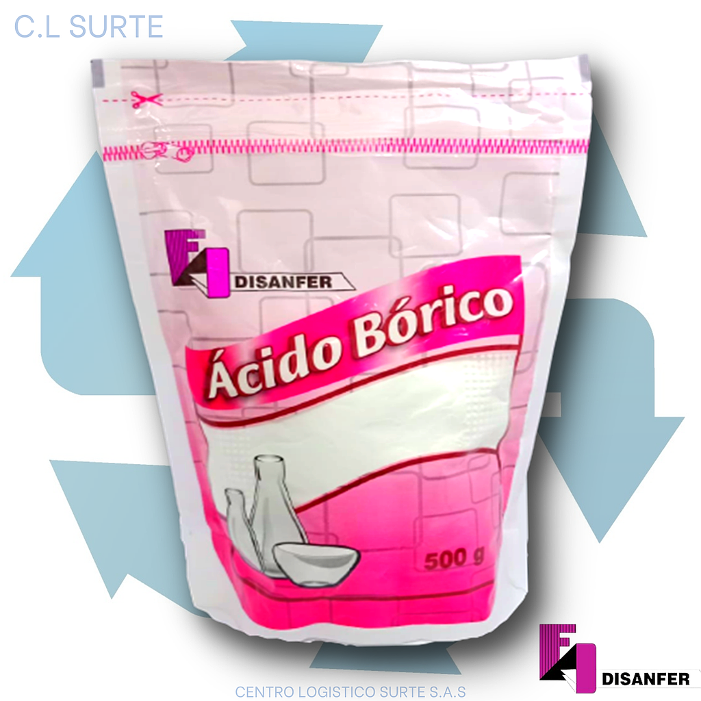 ACIDO BORICO X 500 GR DISANFER + IVA