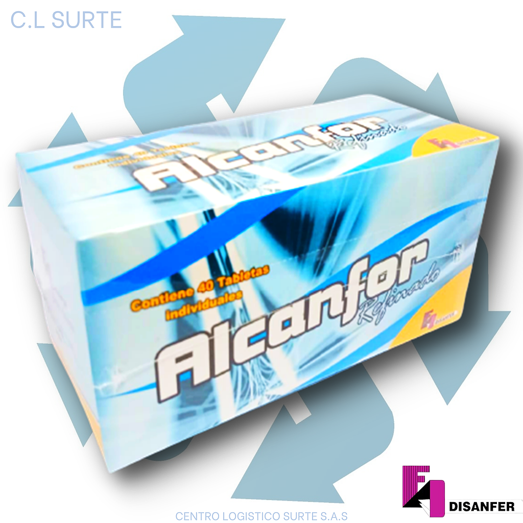 ALCANFOR X 40 TAB DISANFER + IVA