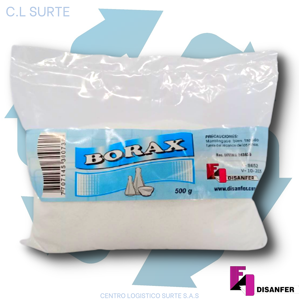 BORAX X 500 GR DISANFER + IVA