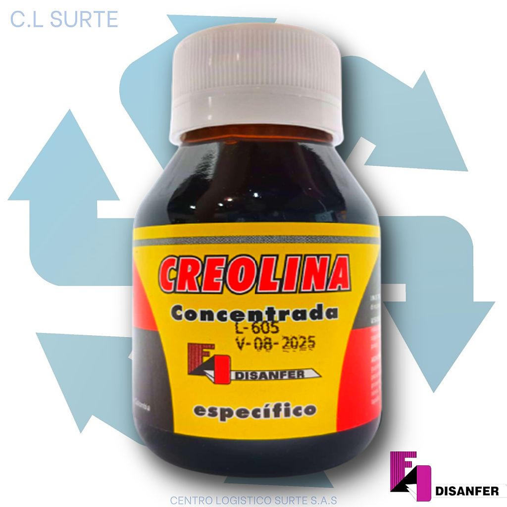 CREOLINA CONCENTRADA X  60 CC DISANFER + IVA