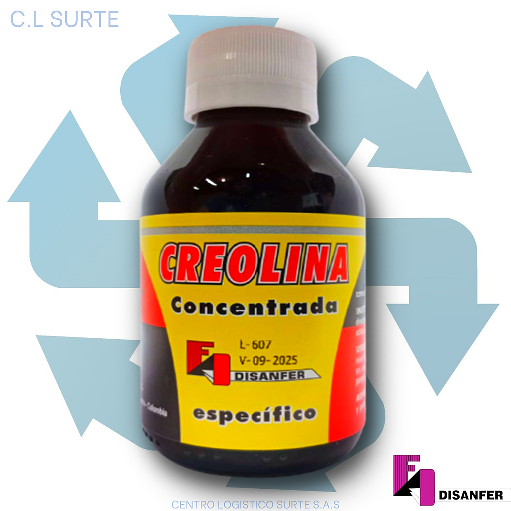 CREOLINA CONCENTRADA X 120 CC DISANFER + IVA