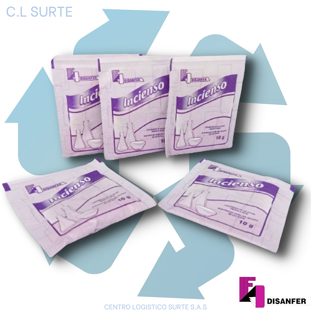 INCIENSO X 20 SBS X 10 GR DISANFER + IVA