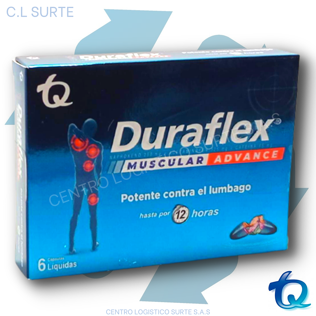 DURAFLEX ADVANCE X 6 CAPS TQ DOLOR