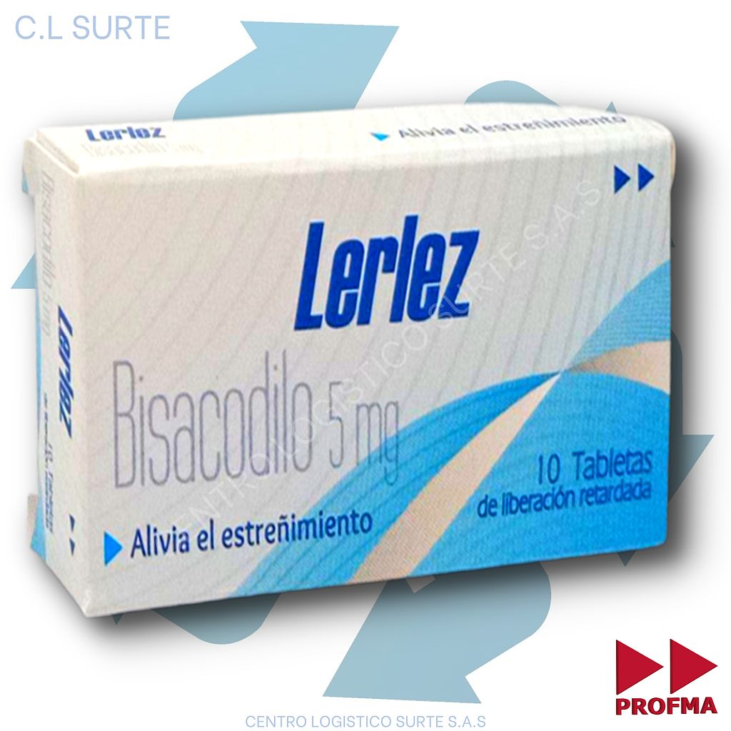 LERLEZ X 10 TAB BISACODILO 5 MG PROFMA