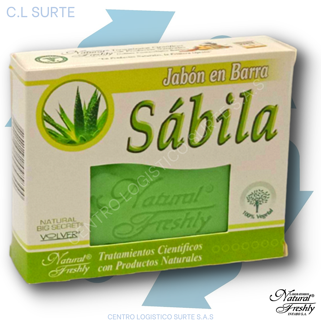 JABON DE SABILA X 90 GR FRESHLY