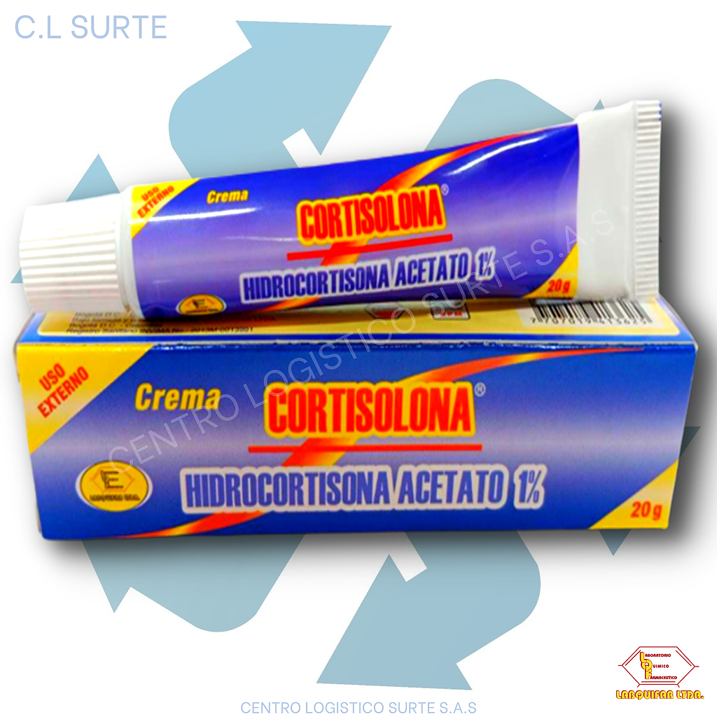 CORTISOLONA CREMA 1% X 20 GR HIDROCORTISONA LABQUIFAR