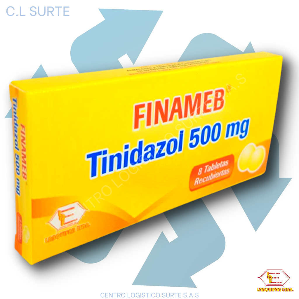 FINAMEB 500  MG X 8 TAB TINIDAZOL LABQUIFAR
