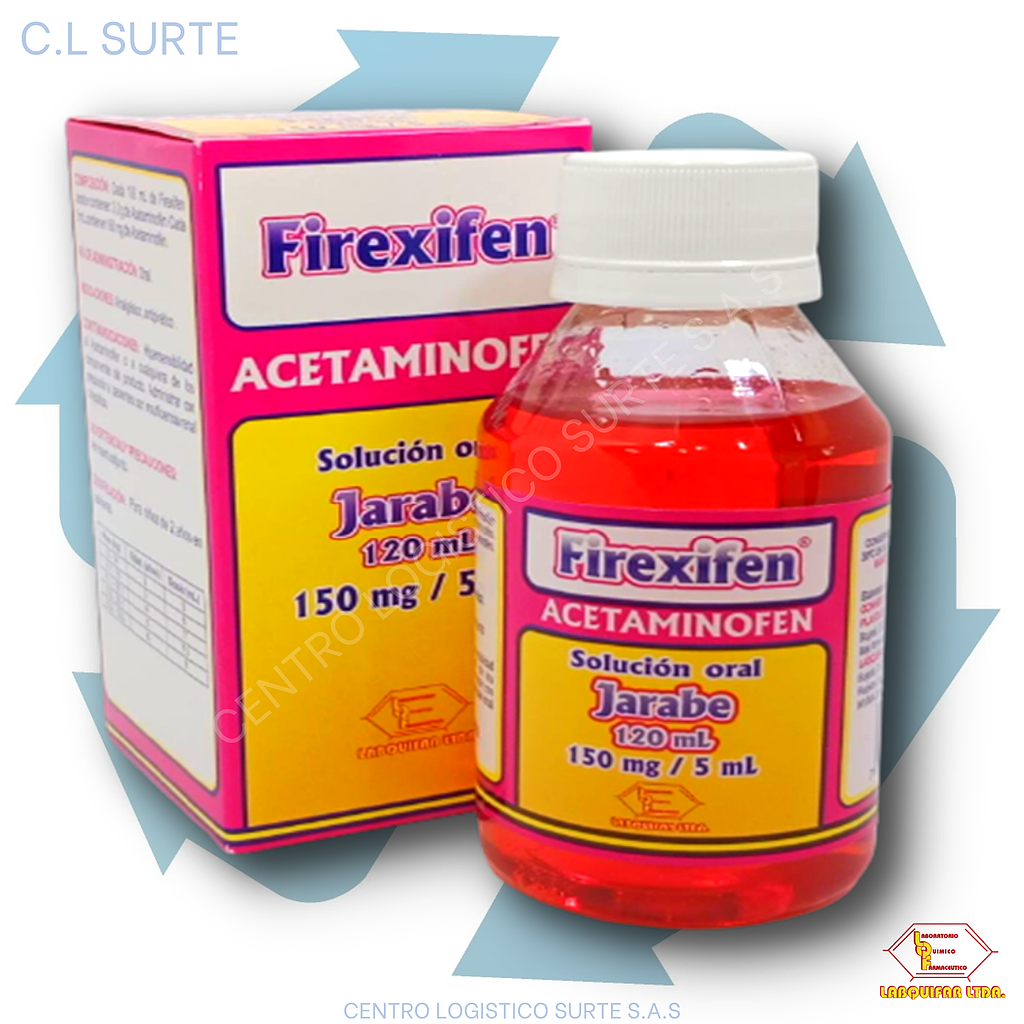 FIREXIFEN JBE X 120 ML ACETAMINOFEN LABQUIFAR