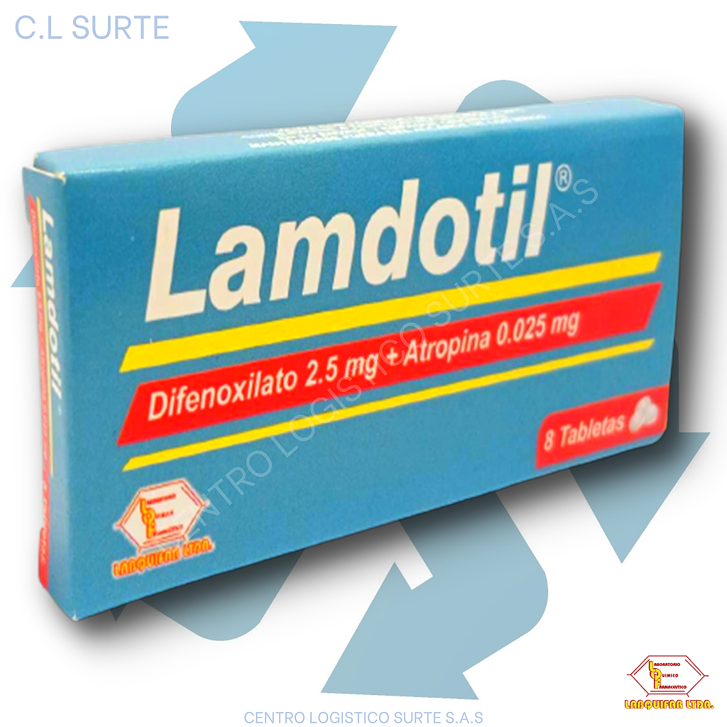 LAMDOTIL X 8 TAB DIFENOXILATO LABQUIFAR