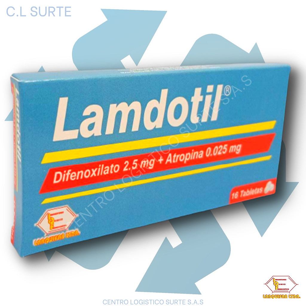 LAMDOTIL X 16 TAB DIFENOXILATO LABQUIFAR