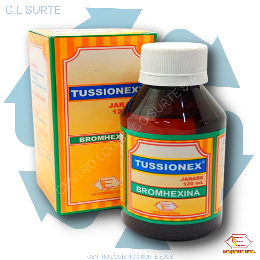 TUSSIONEX JBE X 120 ML BROMHEXINA 80 MG LABQUIFAR