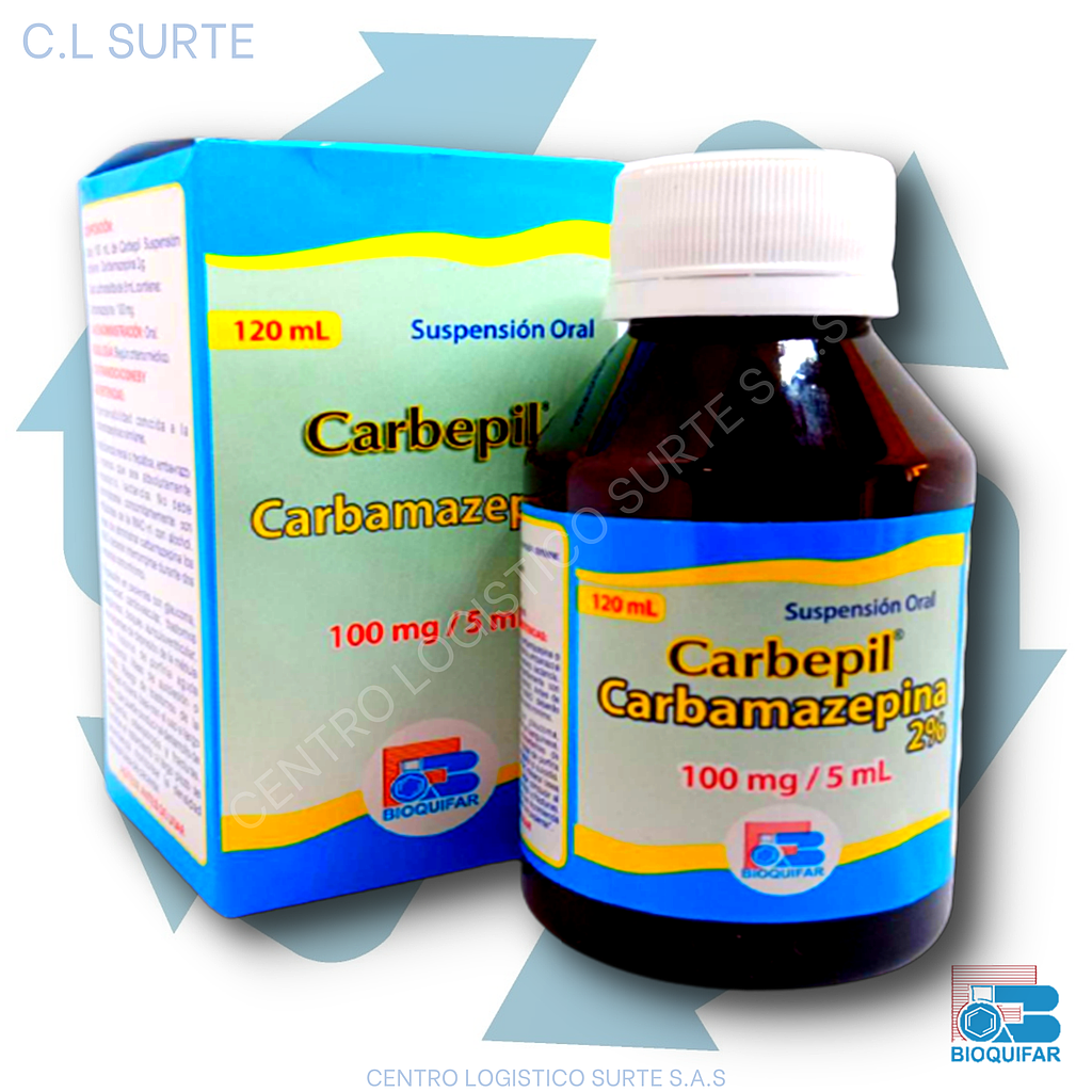 CARBEPIL SUSP X 120 ML CARBAMAZEPINA 2% BIOQUIFAR