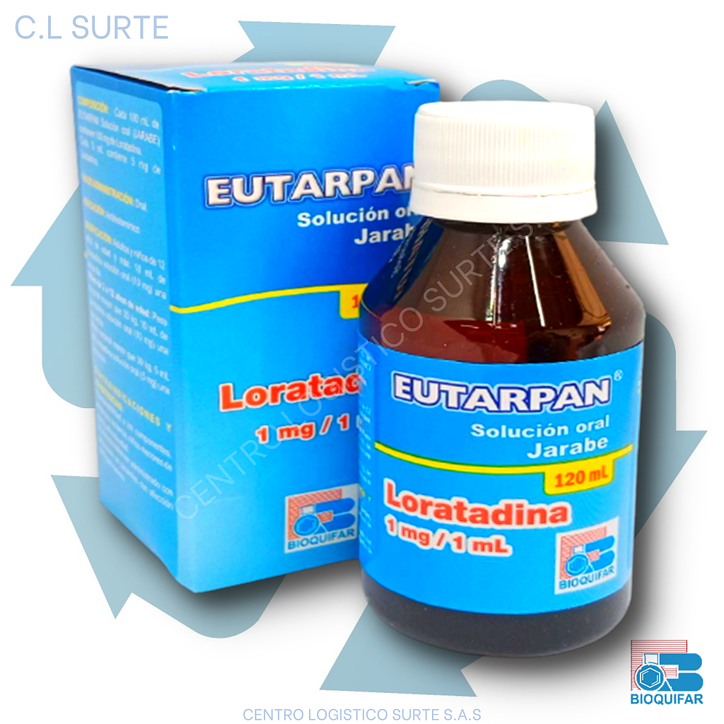 EUTARPAN JBE X 120 ML LORATADINA 1 MG BIOQUIFAR