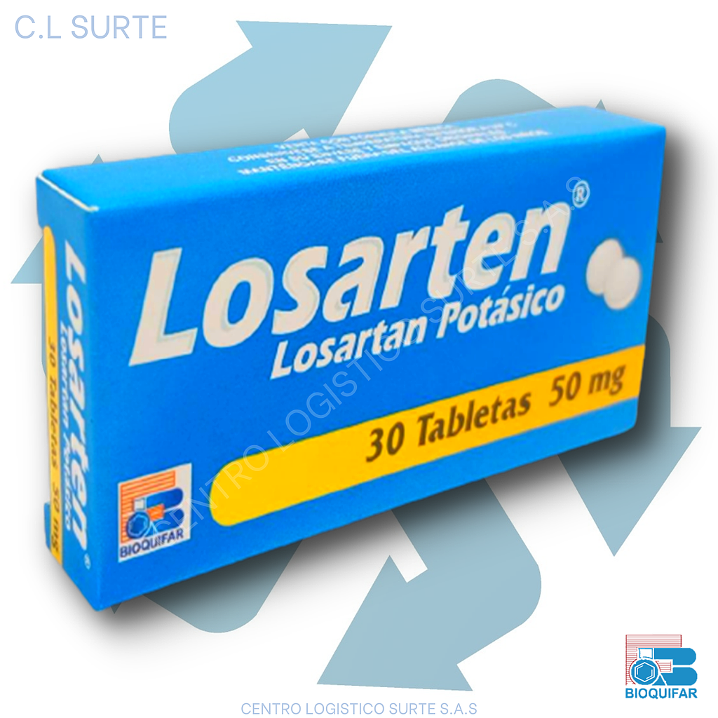 LOSARTEN  50 MG X 30 TAB LOSARTAN BIOQUIFAR