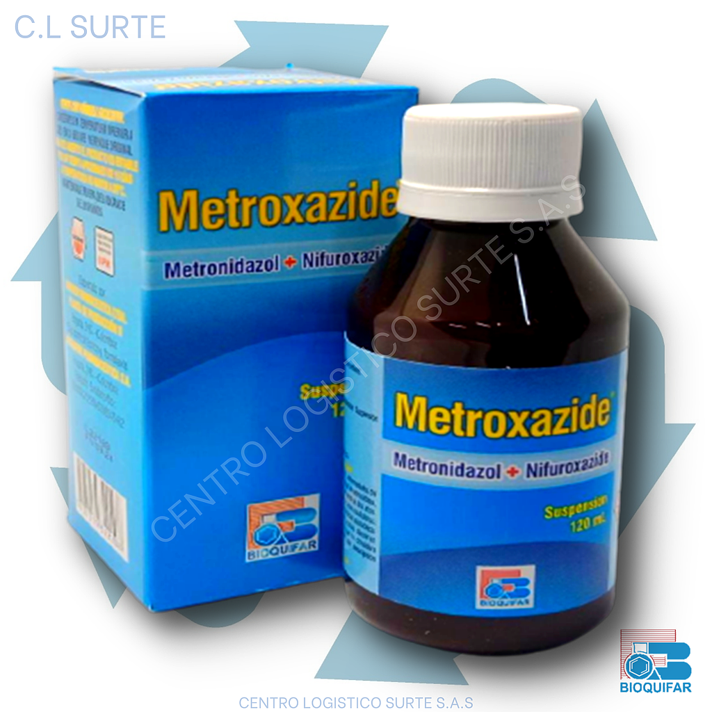 METROXAZIDE SUSP X 120 ML METRONIDAZOL+N BIOQUIFAR
