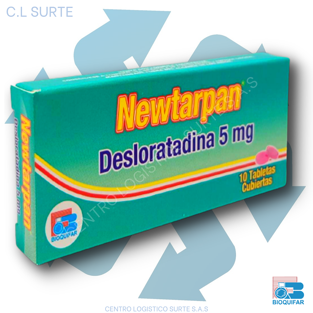 NEWTARPAN 5 MG X 10 TAB DESLORATADINA BIOQUIFAR