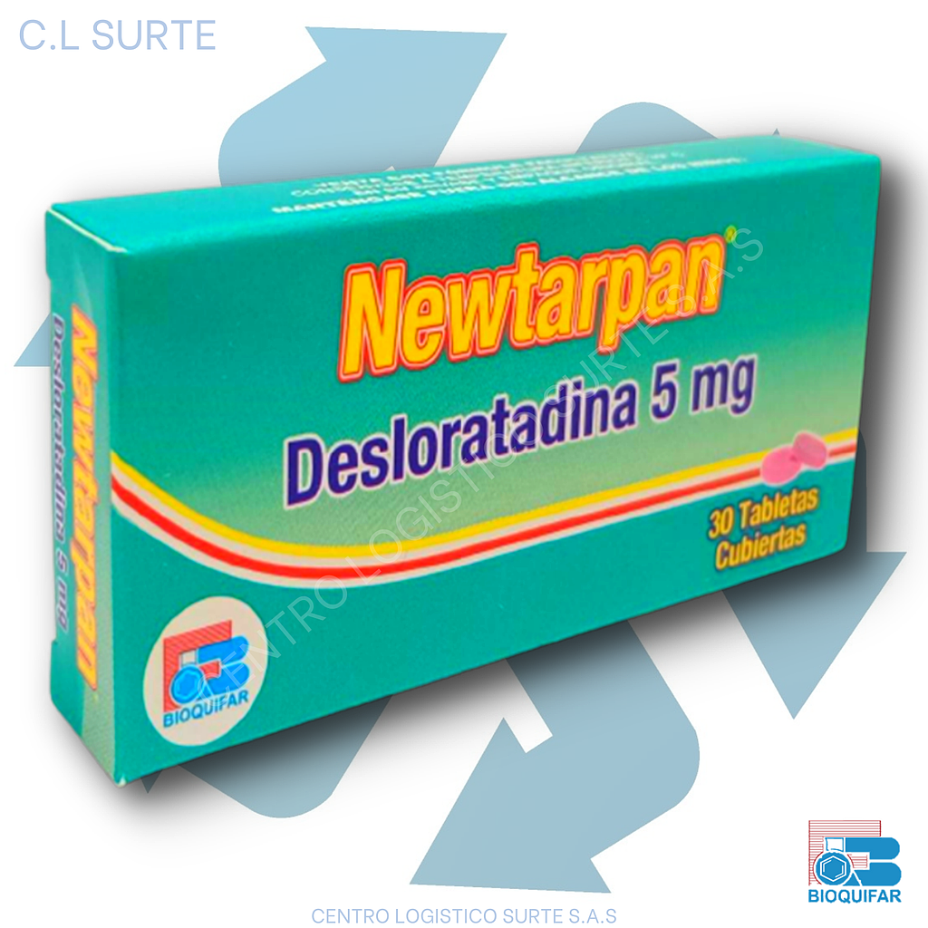 NEWTARPAN 5 MG X 30 TAB DESLORATADINA BIOQUIFAR