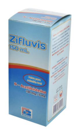 ZIFLUVIS 100 MG SUSP X 150 ML N-ACETIL BIOQUIFAR