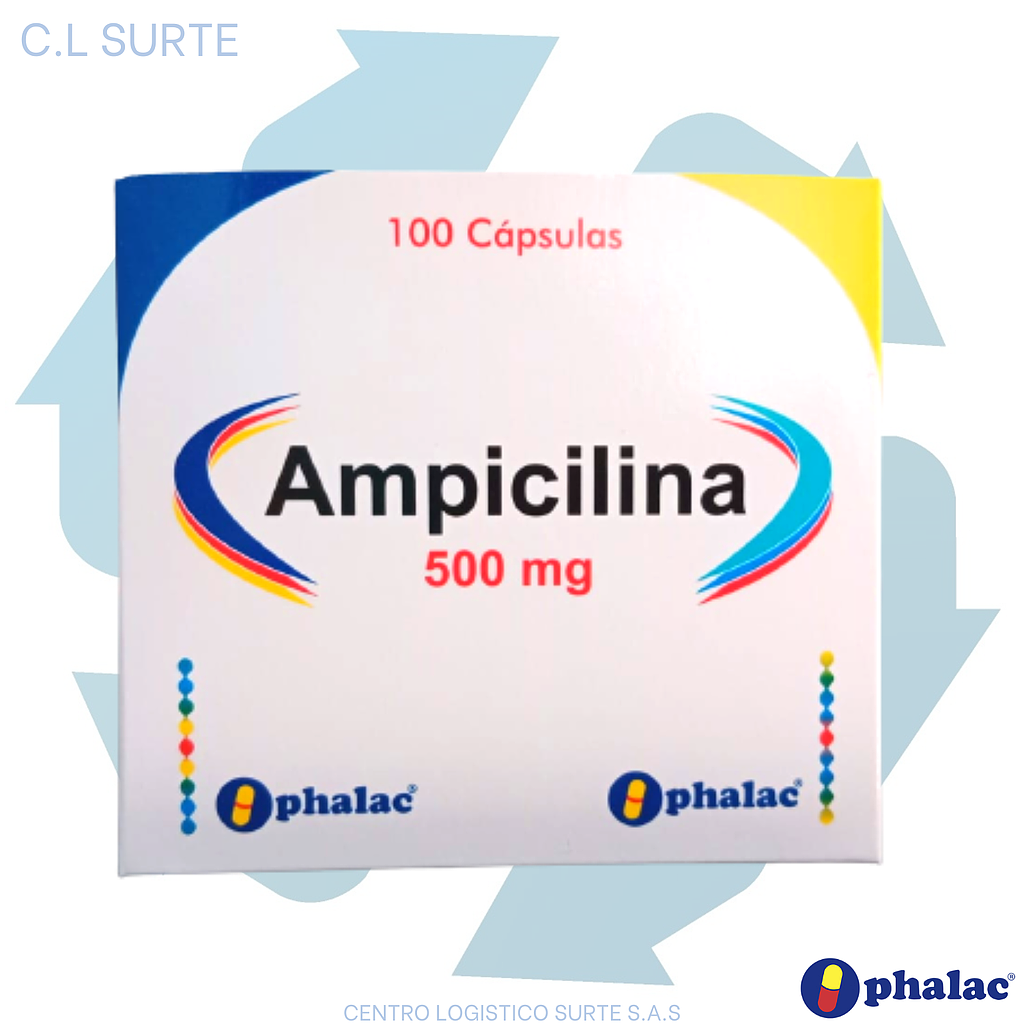 AMPICILINA 500 MG X 100 CAP OPHALAC