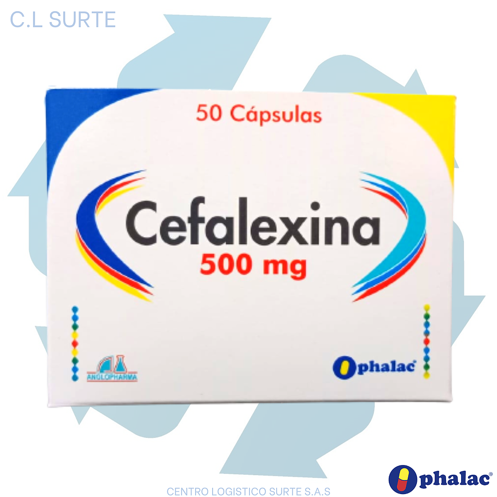 CEFALEXINA 500 MG X  50 CAP OPHALAC
