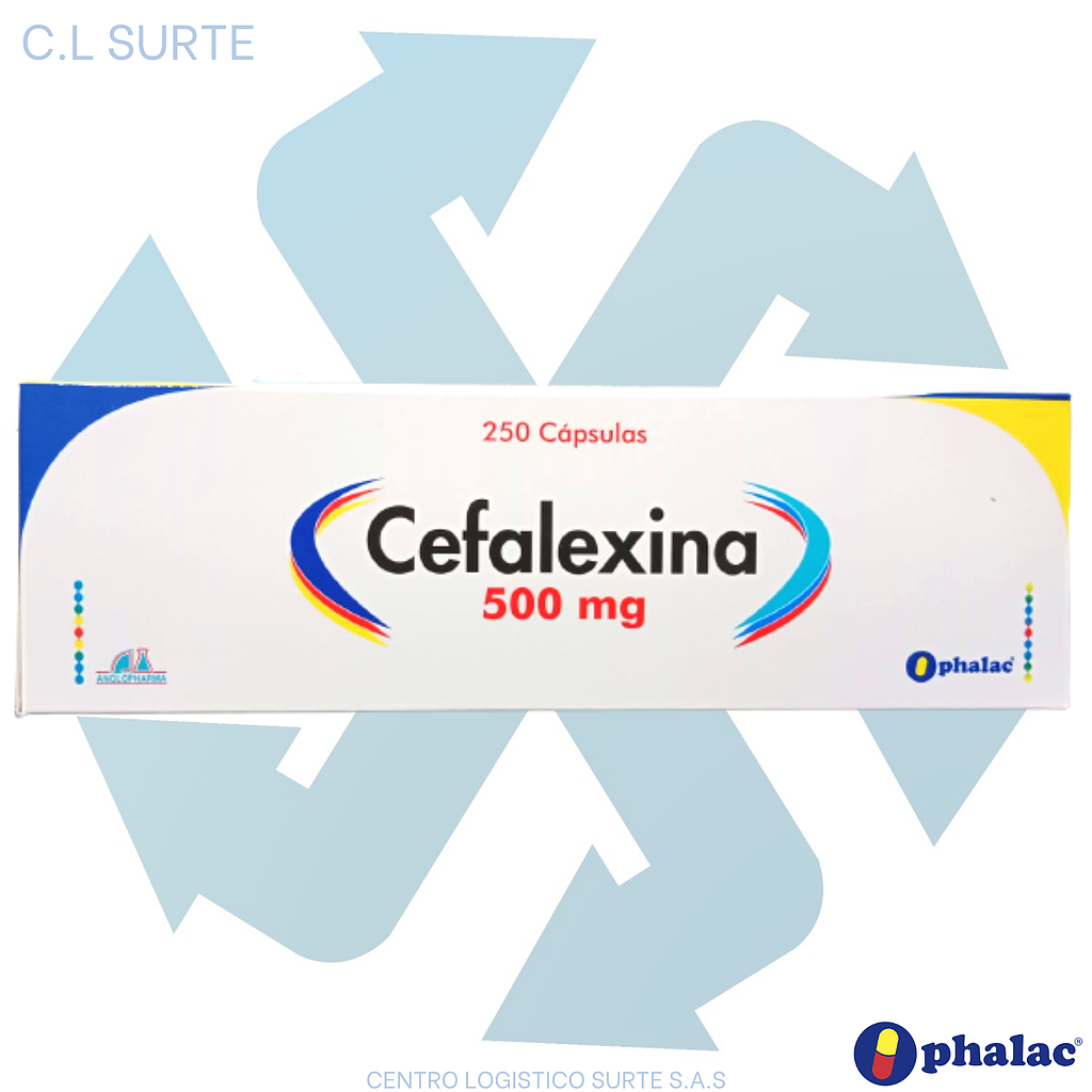 CEFALEXINA 500 MG X 250 CAP OPHALAC