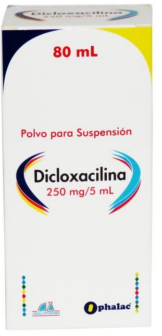 DICLOXACILINA 250 MG SUSP X 80 ML OPHALAC
