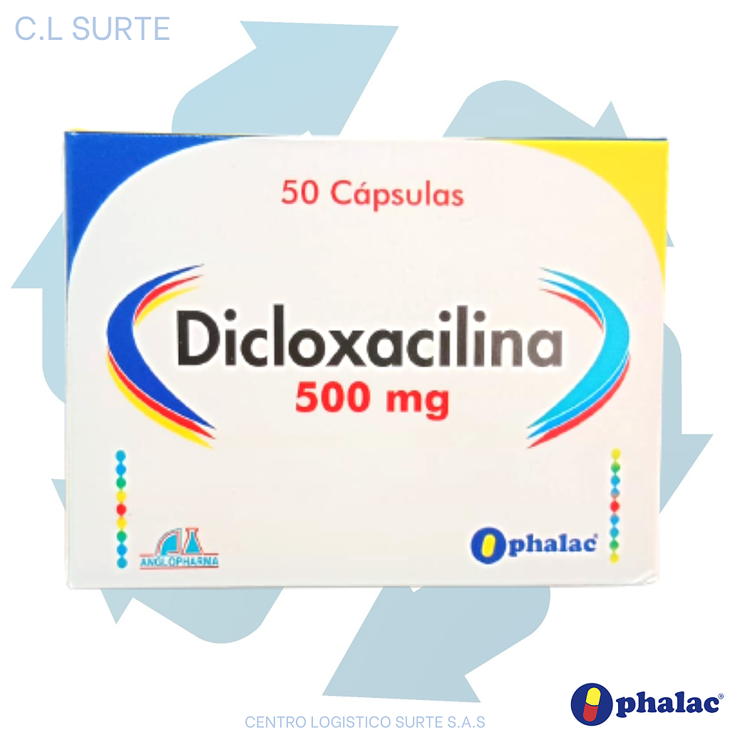 DICLOXACILINA 500 MG X 50 CAP OPHALAC