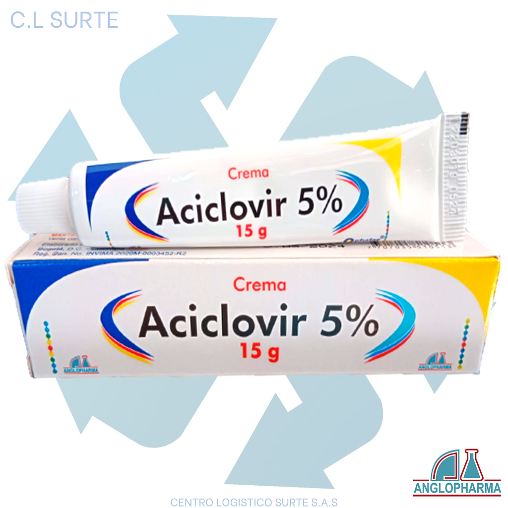 ACICLOVIR CREMA 5% X 15 GR ANGLOPHARMA