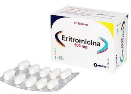 ERITROMICINA 500 MG X 50 TAB ANGLOPHARMA