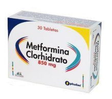 METFORMINA 850 MG X  30 TAB ANGLOPHARMA