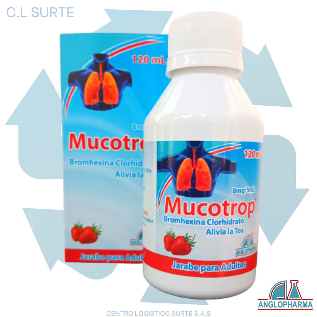 MUCOTROP JBE X 120 ML ADUL BROMHEXINA ANGLOPHARMA