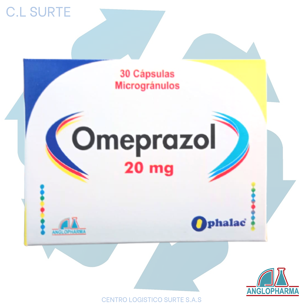 OMEPRAZOL 20 MG X  30 CAP OPHALAC