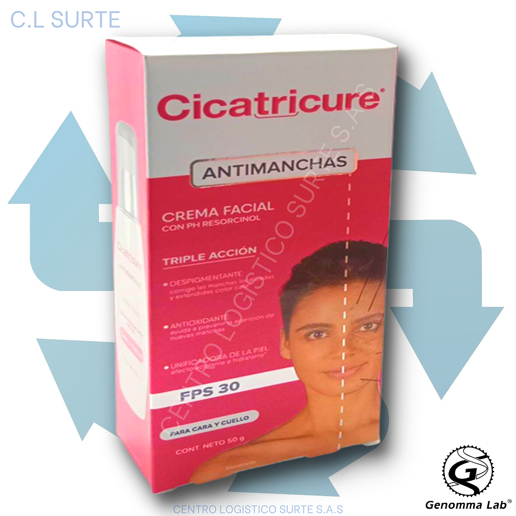 CICATRICURE CREMA ANTIMANCHAS X 50 GR GENOMMA LAB + IVA