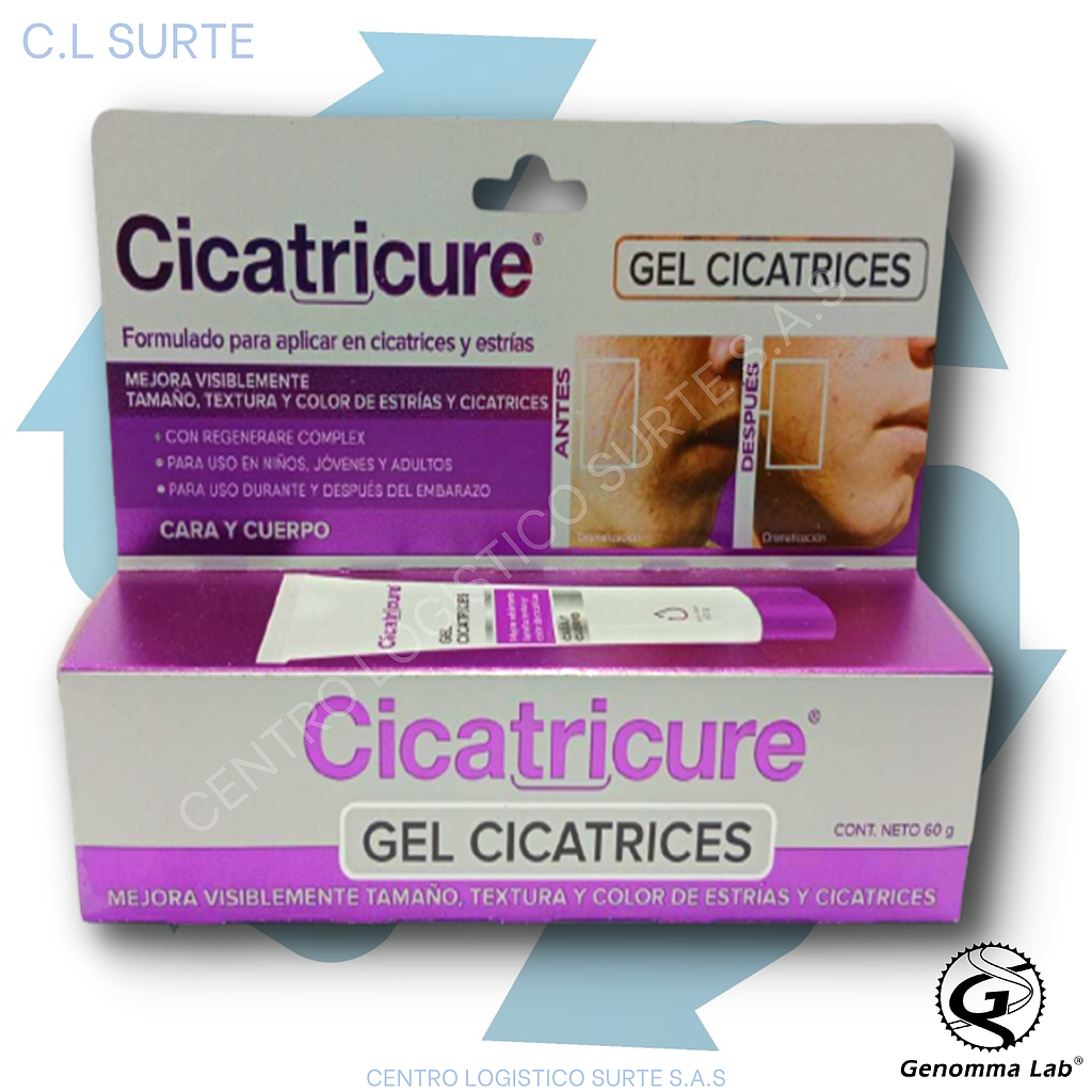 CICATRICURE GEL X 60 G GENOMMA LAB + IVA
