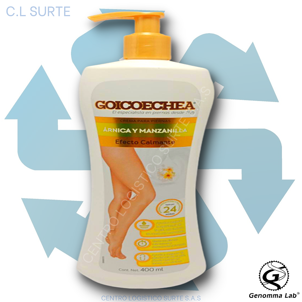 GOICOECHEA X 400 ML ARNICA Y MANZ GENOMMA LAB + IVA