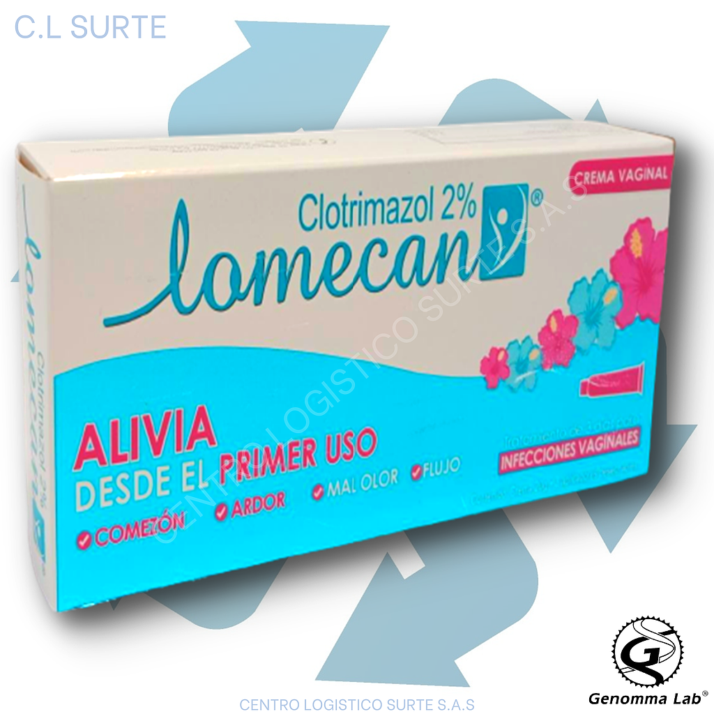LOMECAN V CREMA VAGINAL 2% GENOMMA LAB 