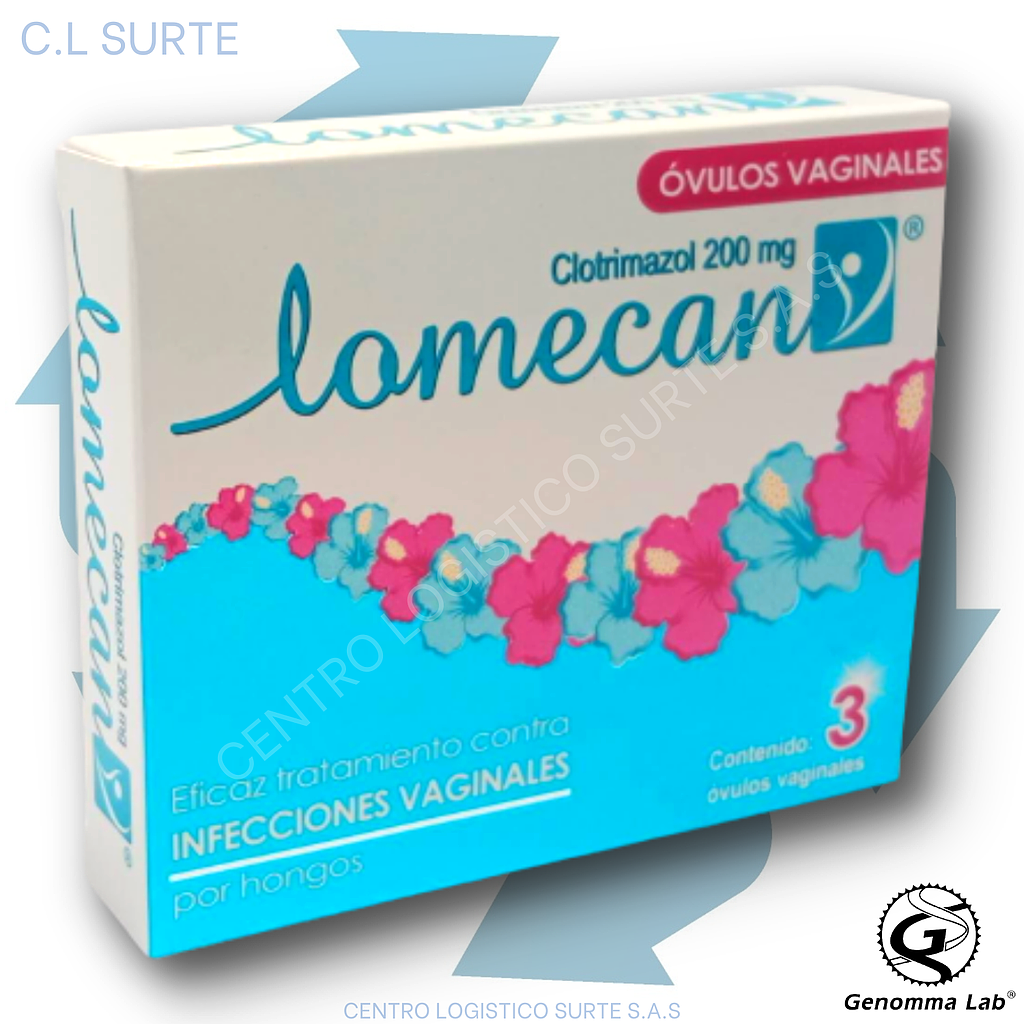 LOMECAN X 3 OVULOS GENOMMA LAB