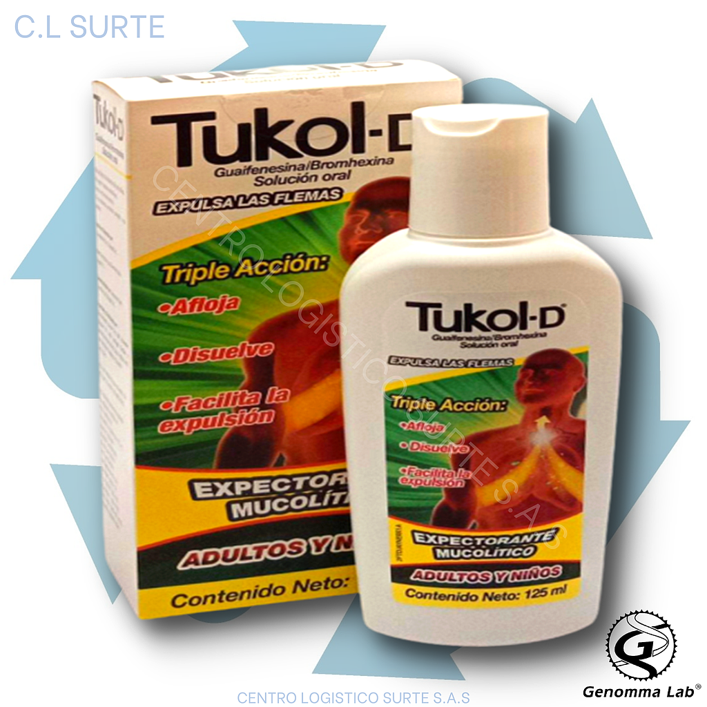 TUKOL-D SOLUCION ORAL X 125 ML GENOMMA LAB