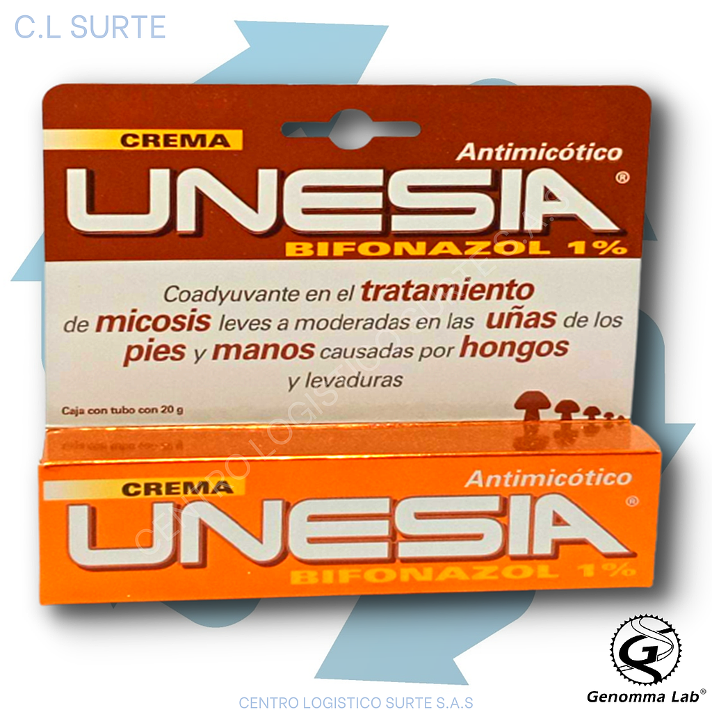 UNESIA X 20 G CREMA ANTIMICOTICO GENOMMA LAB