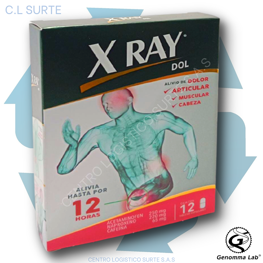 X RAY DOL X 12 TAB GENOMMA LAB