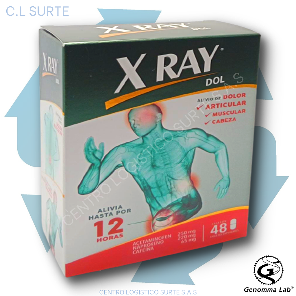X RAY DOL X 48 TAB GENOMMA LAB