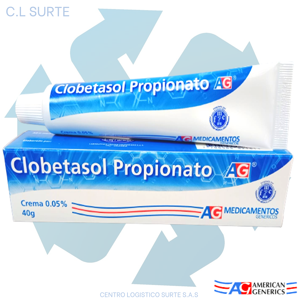 CLOBETASOL CREMA 0.05% X 40 GR A-G