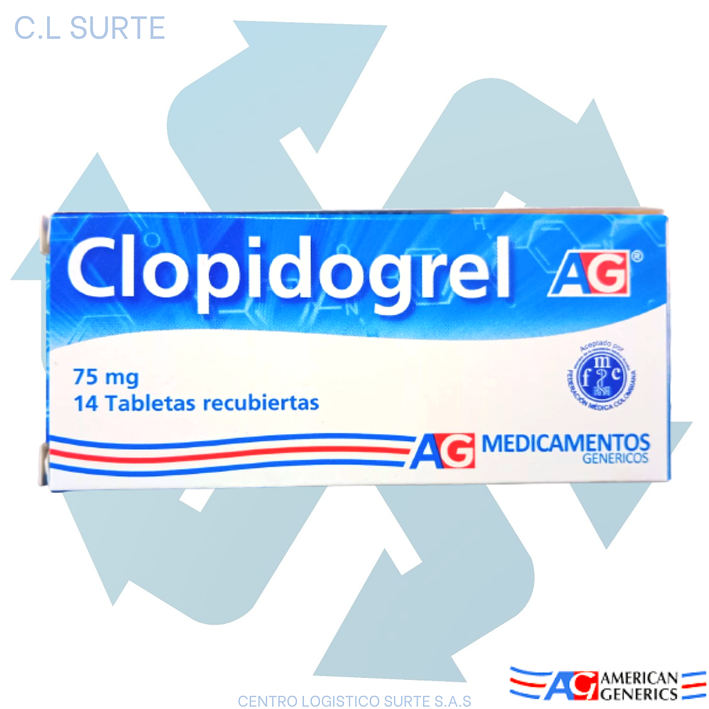 CLOPIDOGREL 75 MG X 14 TAB A-G