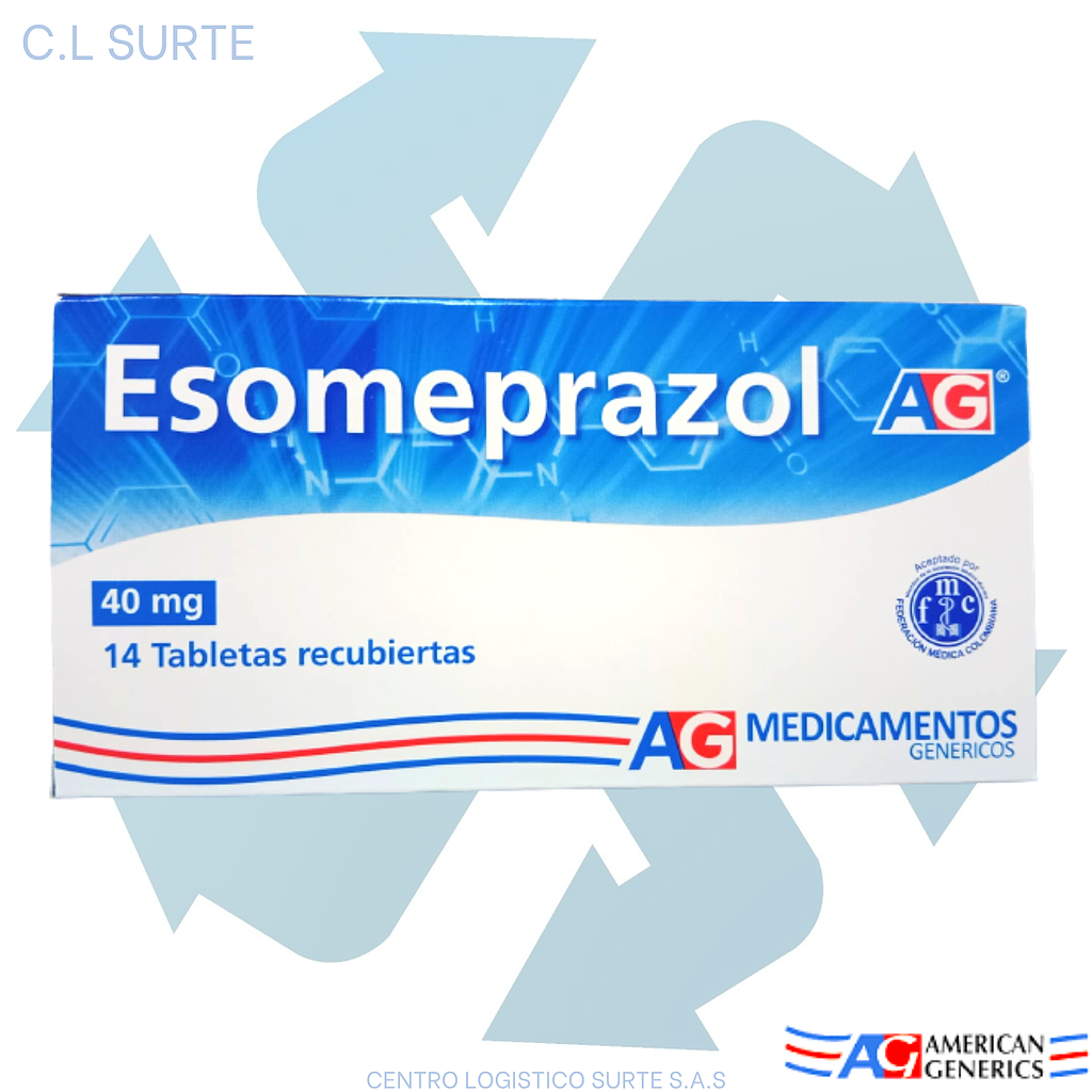 ESOMEPRAZOL 40 MG X 14 TAB A-G