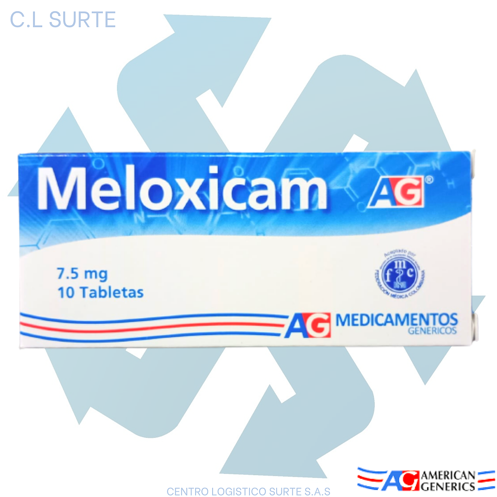 MELOXICAM  7.5 MG X 10 TAB A-G