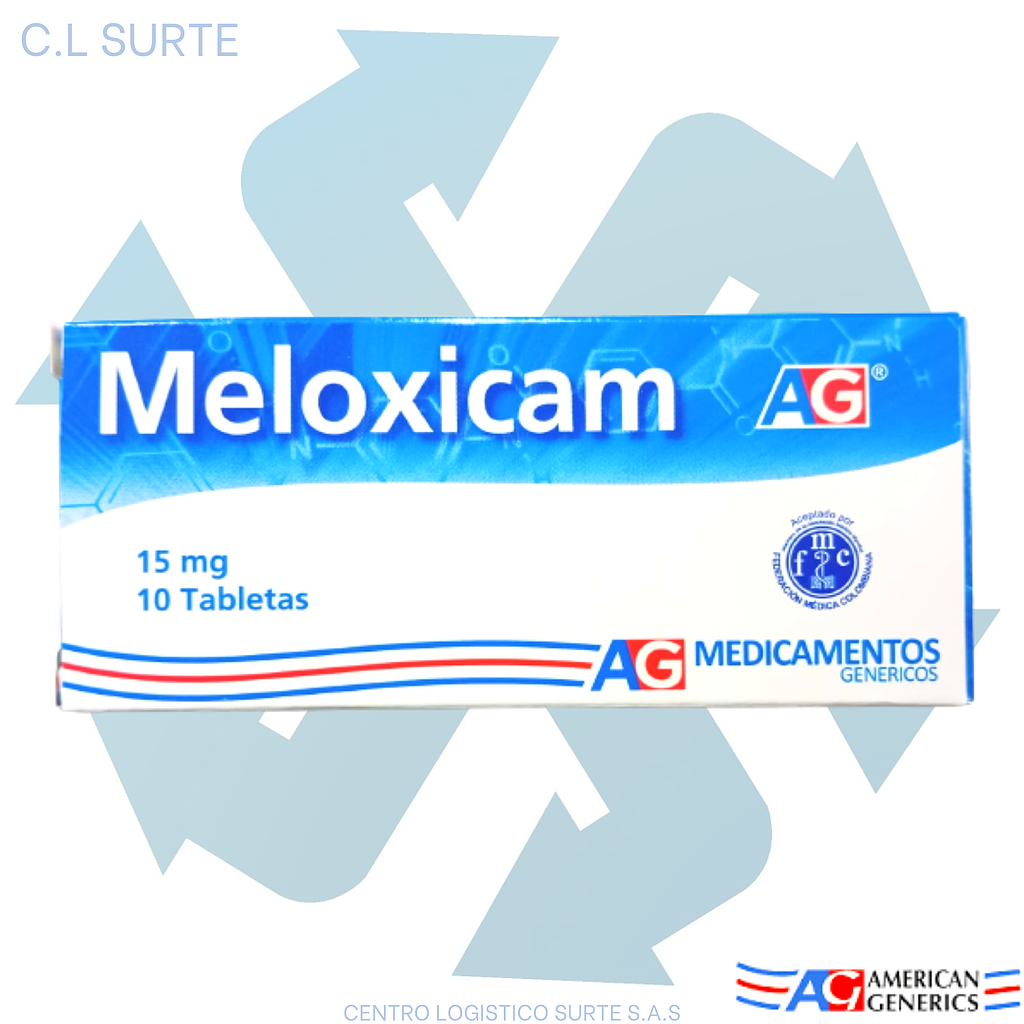 MELOXICAM 15 MG X 10 TAB A-G